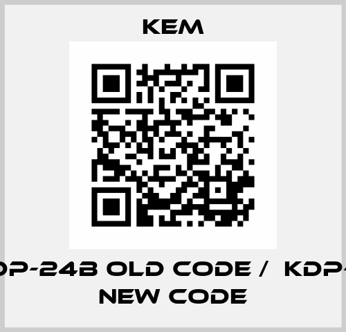 01 KDP-24B old code /  KDP-24B new code KEM