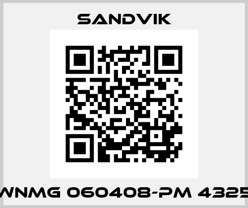 WNMG 060408-PM 4325 Sandvik