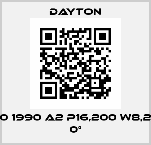 AJR 20 1990 A2 P16,200 W8,200 X2 0° DAYTON