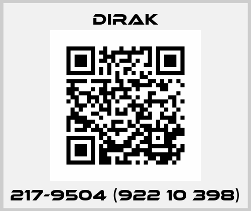 217-9504 (922 10 398) Dirak