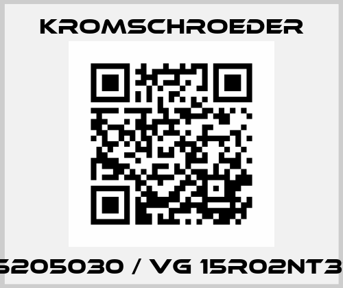 85205030 / VG 15R02NT31D Kromschroeder