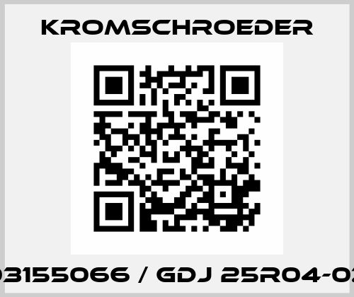 03155066 / GDJ 25R04-0Z Kromschroeder