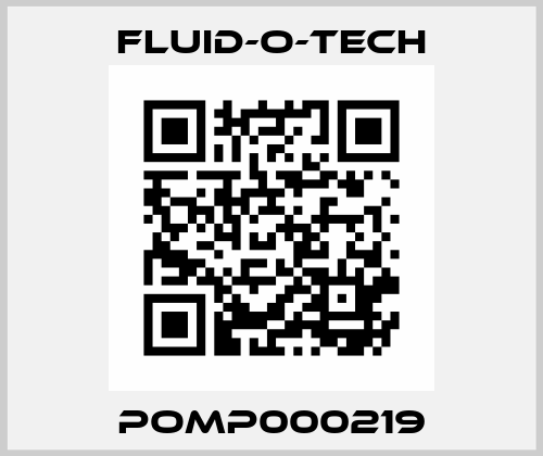 POMP000219 Fluid-O-Tech