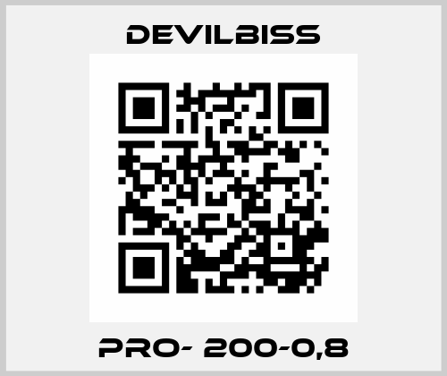 PRO- 200-0,8 Devilbiss