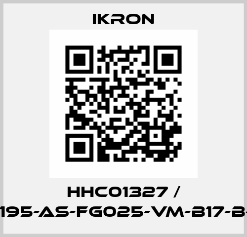 HHC01327 / HEK02-40.195-AS-FG025-VM-B17-B-420L/min. Ikron