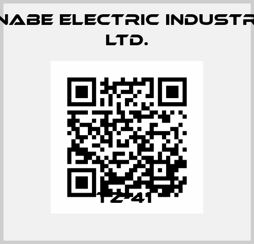 TZ-41  Watanabe Electric Industry Co., Ltd.
