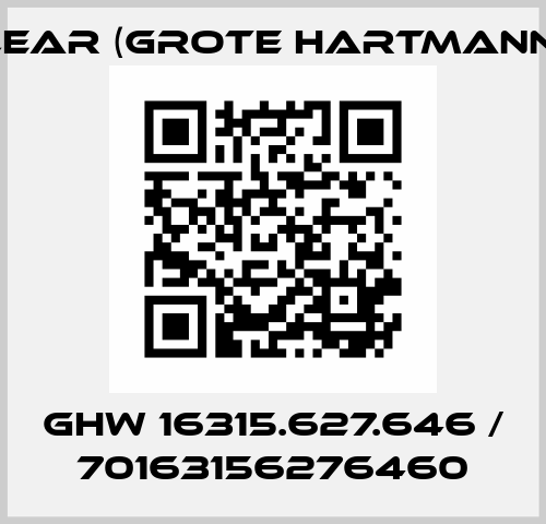 GHW 16315.627.646 / 70163156276460 Lear (Grote Hartmann)