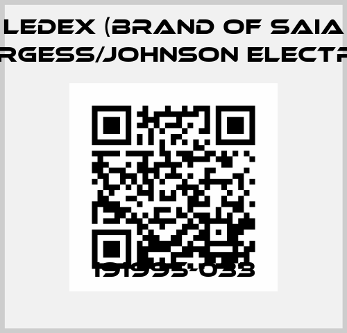 191995-033 Ledex (brand of Saia Burgess/Johnson Electric)