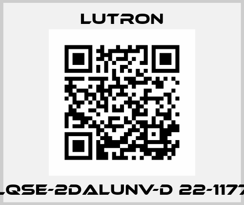 LQSE-2DALUNV-D 22-1177 Lutron