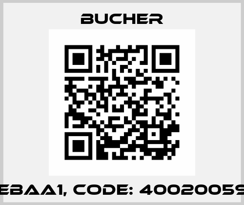 GEBAA1, code: 400200597 Bucher