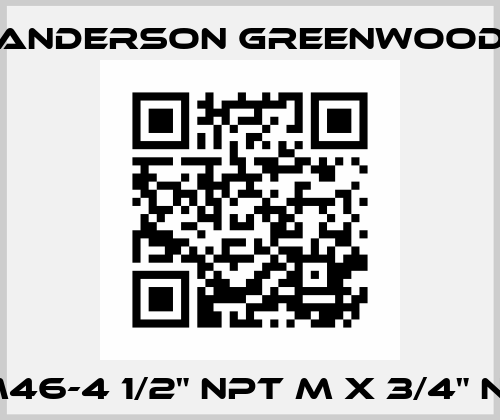 81BM46-4 1/2" NPT M x 3/4" NPT F Anderson Greenwood