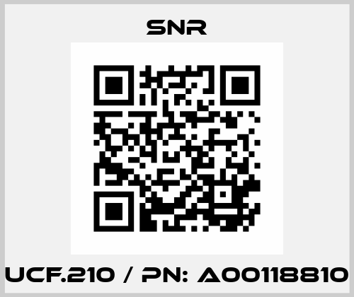 UCF.210 / PN: A00118810 Snr