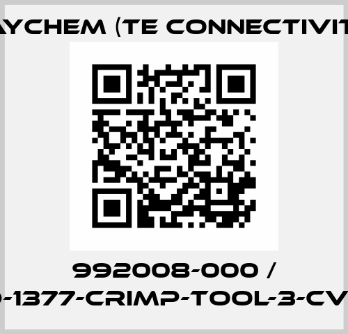 992008-000 / AD-1377-CRIMP-TOOL-3-CVTY Raychem (TE Connectivity)