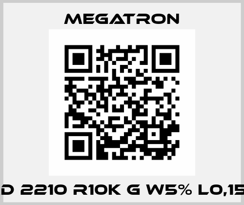 MD 2210 R10K G W5% L0,15% Megatron