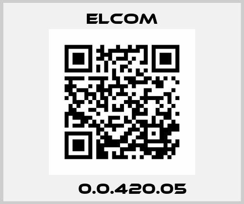 ‎‎0.0.420.05 Elcom