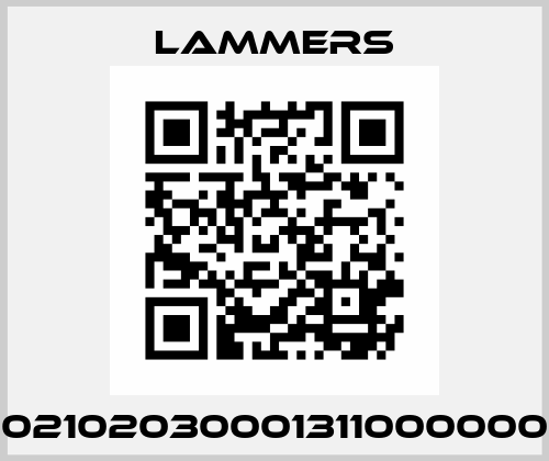 02102030001311000000 Lammers