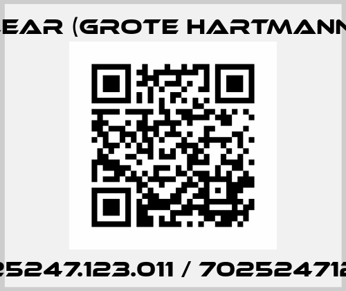 GHW 25247.123.011 / 70252471230110 Lear (Grote Hartmann)