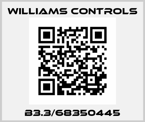B3.3/68350445 Williams Controls