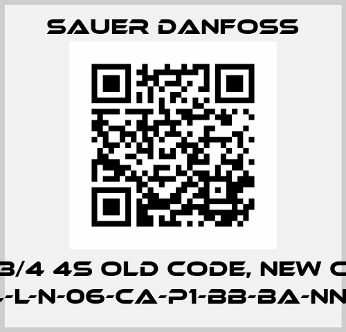 SNP3/4 4S old code, new code SNP3NN-/-044-L-N-06-CA-P1-BB-BA-NN-N-N-/-NNN-N-N Sauer Danfoss