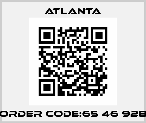 order code:65 46 928 ATLANTA