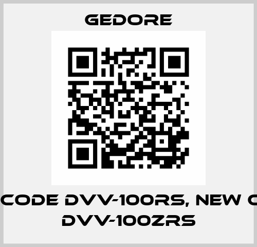 old code DVV-100RS, new code DVV-100ZRS Gedore
