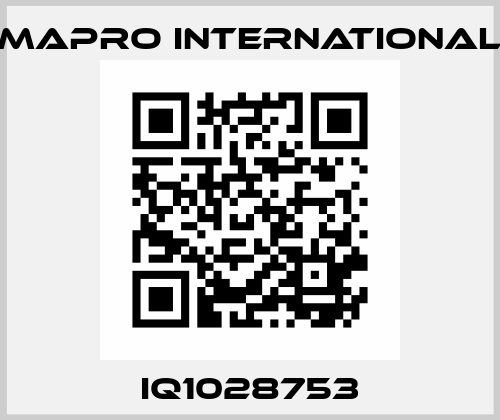 IQ1028753 MAPRO International