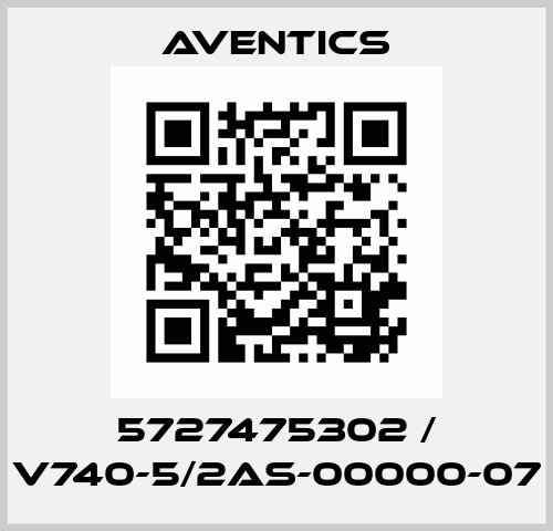 5727475302 / V740-5/2AS-00000-07 Aventics