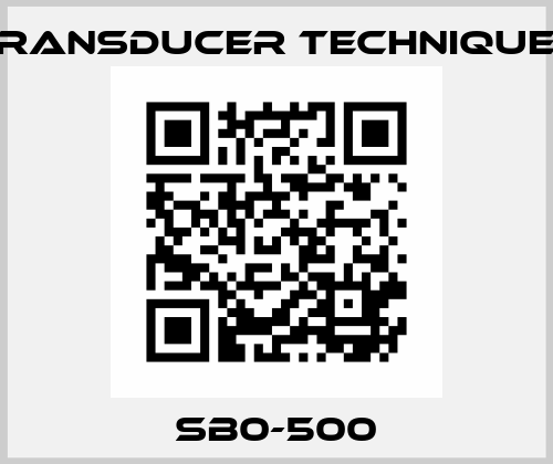 SB0-500 Transducer Techniques