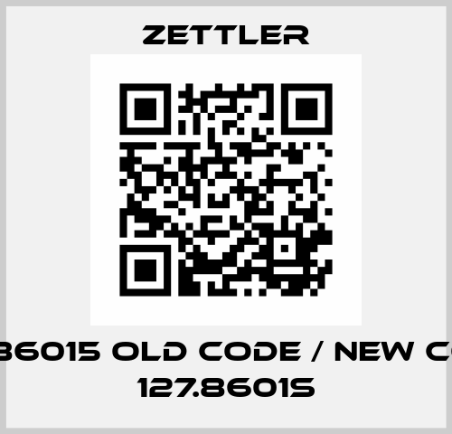 127.86015 old code / new code 127.8601S Zettler