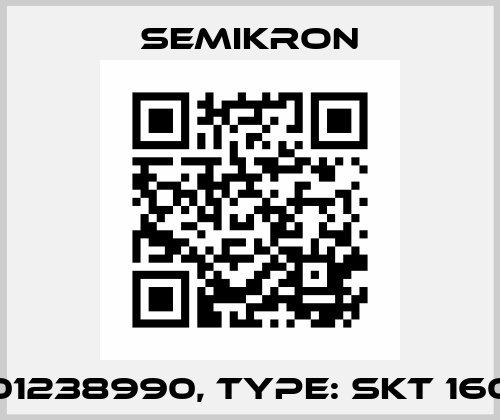P/N: 01238990, Type: SKT 160/16 E Semikron