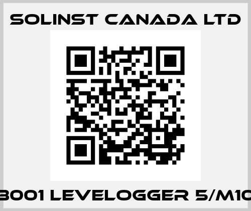 3001 Levelogger 5/M10 Solinst Canada Ltd