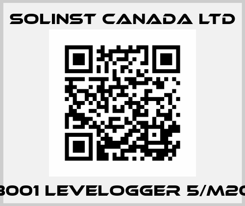 3001 Levelogger 5/M20 Solinst Canada Ltd