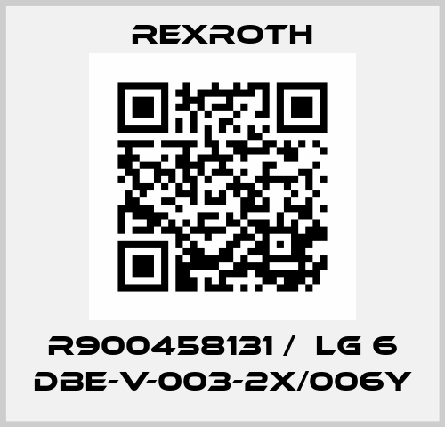 R900458131 /  LG 6 DBE-V-003-2X/006Y Rexroth