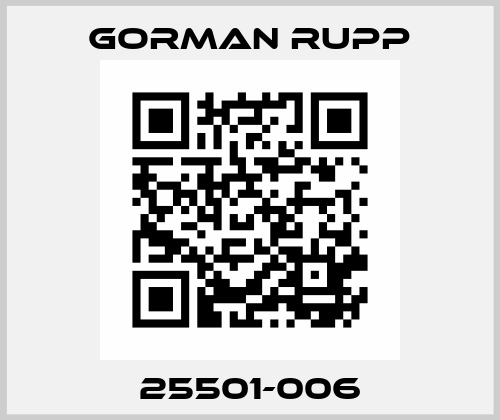 25501-006 Gorman Rupp