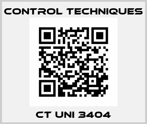 CT UNI 3404 Control Techniques