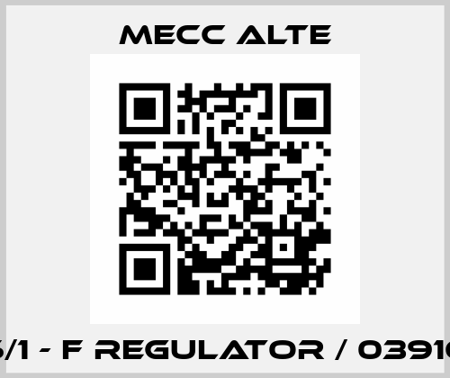 UVR 6/1 - F regulator / 0391600117 Mecc Alte