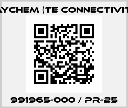 991965-000 / PR-25 Raychem (TE Connectivity)