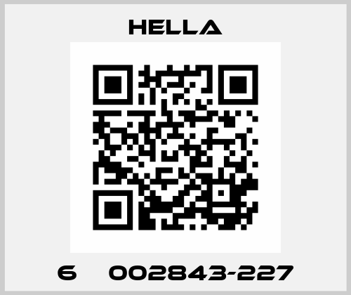 6ЕК002843-227 Hella