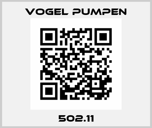 502.11 Vogel Pumpen