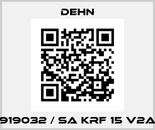 919032 / SA KRF 15 V2A Dehn