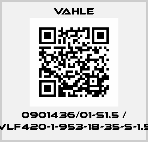 0901436/01-S1.5 / VLF420-1-953-18-35-S-1.5 Vahle