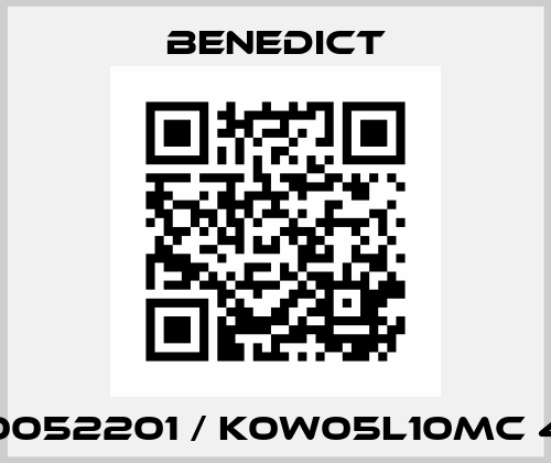 00052201 / K0W05L10MC 42 Benedict