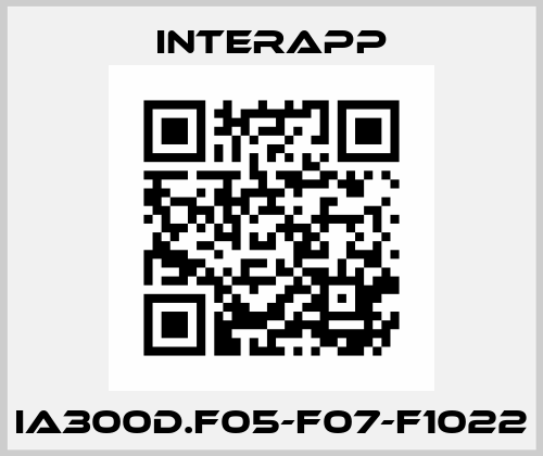 IA300D.F05-F07-F1022 InterApp