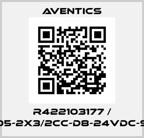 R422103177 / ES05-2X3/2CC-D8-24VDC-SGL Aventics