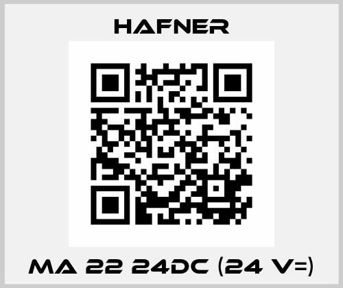 MA 22 24DC (24 V=) Hafner