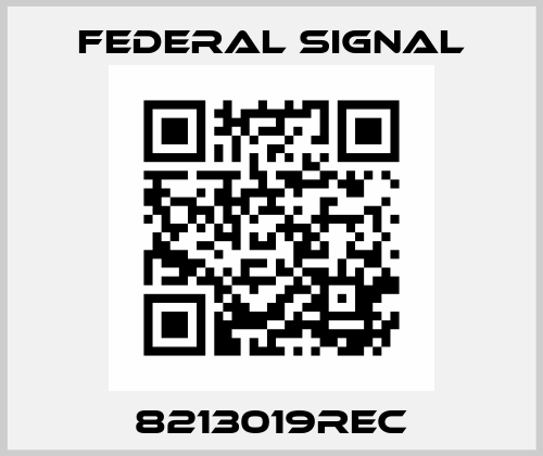 8213019REC FEDERAL SIGNAL