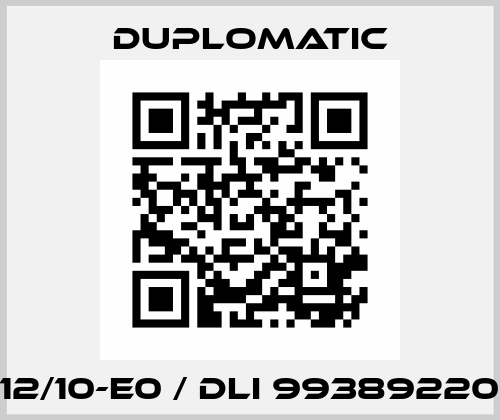 EDC-112/10-E0 / DLI 993892200047 DUPLOMATIC.