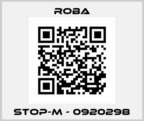 Stop-M - 0920298 Roba
