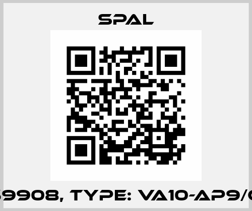 P/N: 59908, Type: VA10-AP9/C-25S SPAL