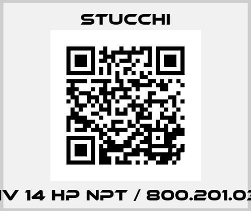 F. IV 14 HP NPT / 800.201.034 Stucchi